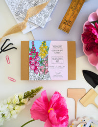 Colour-In Cards: Wildflower Art